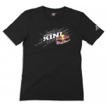 Red Bull Kini Girls Black Ripped Stickers Tee